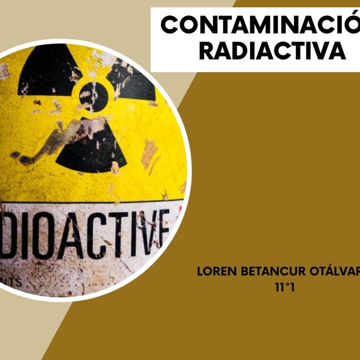 Contaminación radiactiva