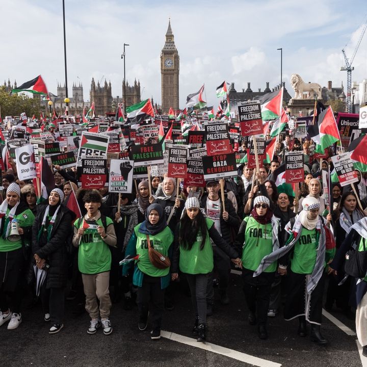 UK workers demand ceasefire & an end to Israel’s occupation of Palestine