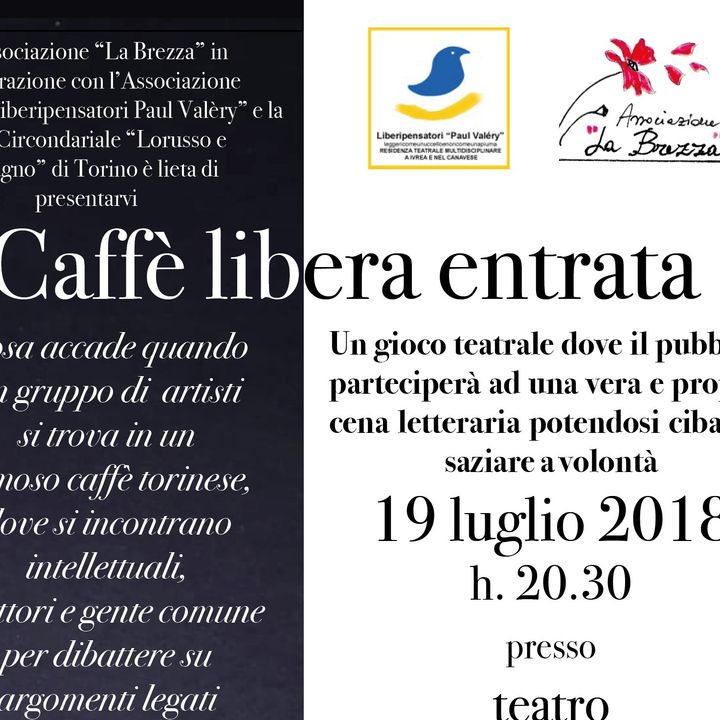 RBE on Tour - A Torino, lo spettacolo Caffé Libera Entrata