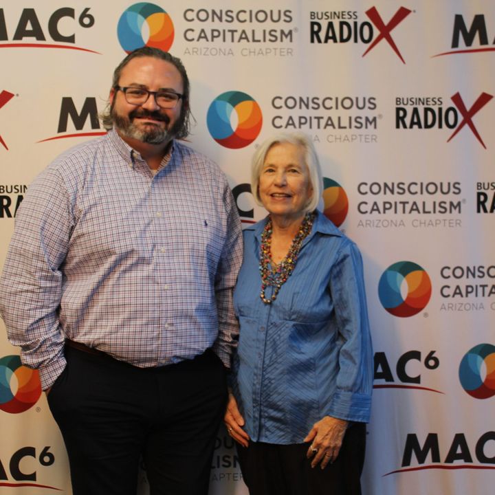 David Martinez III with Vitalyst Health Foundation and Paula Cullison with Arizona Women's Partnership