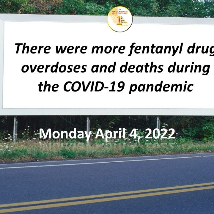 News Too Real:  There were more fentanyl drug overdoses and deaths during the COVID-19 pandemic