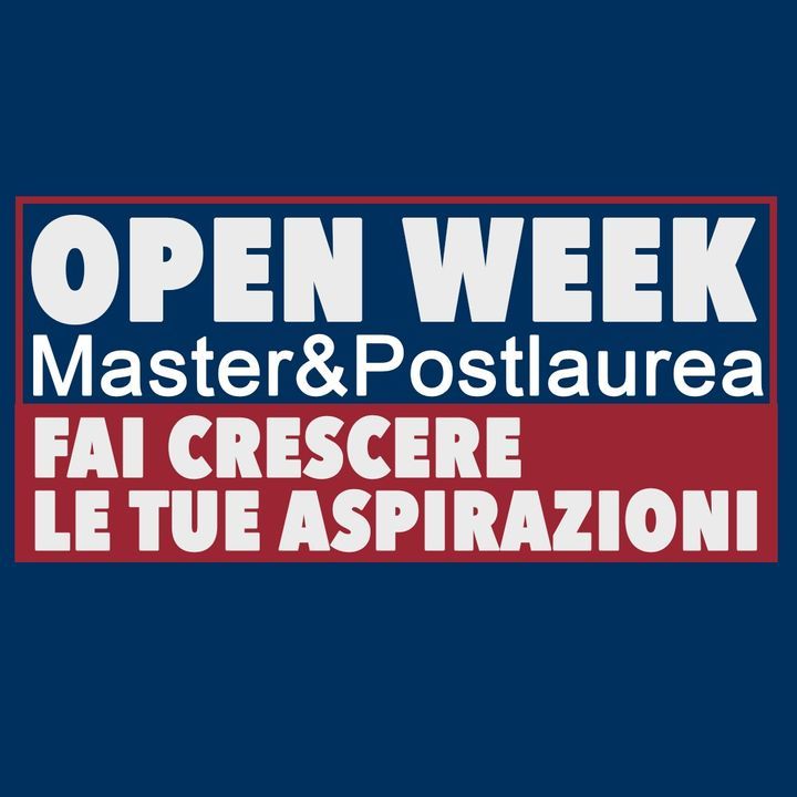 Open Week Master & Postlaurea