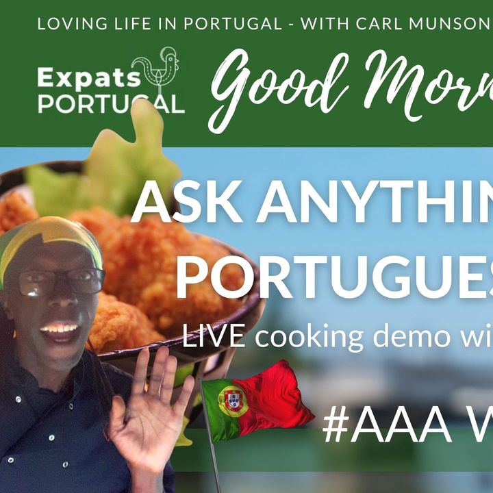 LIVE cooking demo on Good Morning Portugal! with Food Alchemist Owen Lloyd-Martin & Garvo