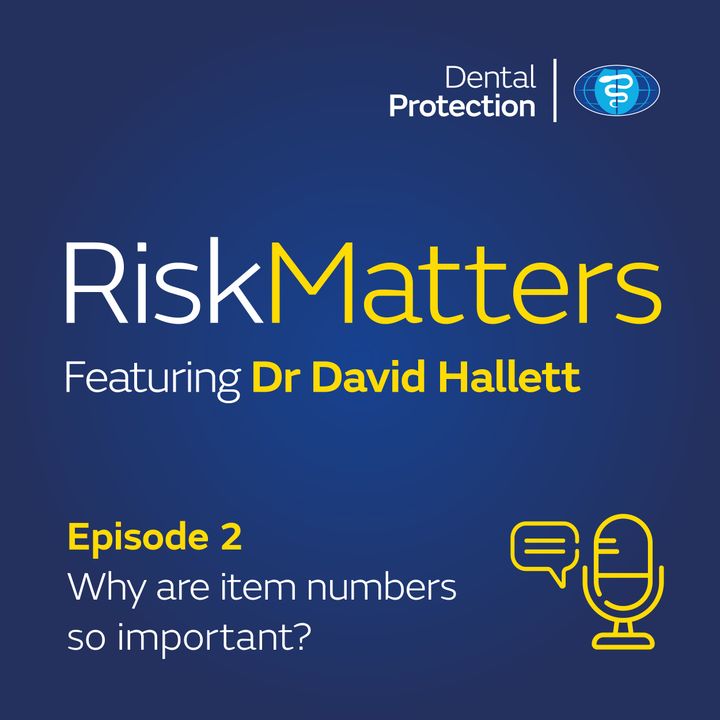 RiskMatters: David Hallett – Why are item numbers so important?