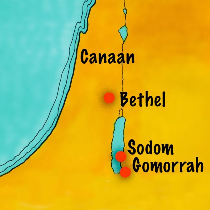 Lot Goes To Sodom - Blessed Because Of Abram