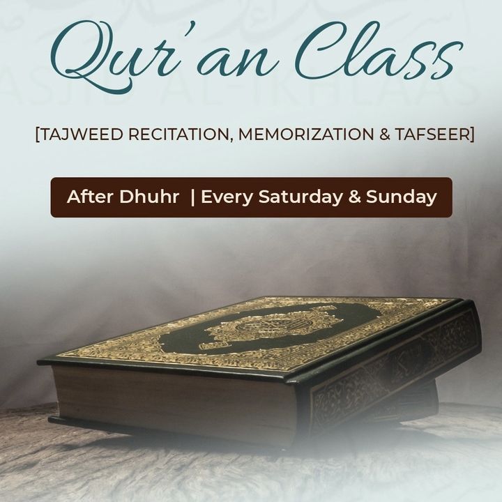 Quran Class - Important Lessons