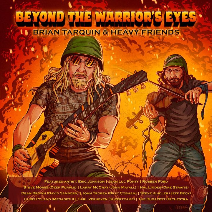 Multi-award-winning 30+year composer/guitarist Brian Tarquin talks about “Beyond the Warriors Eyes”!