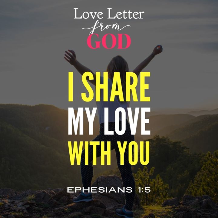 Love Letter from God - I Share My Love With You