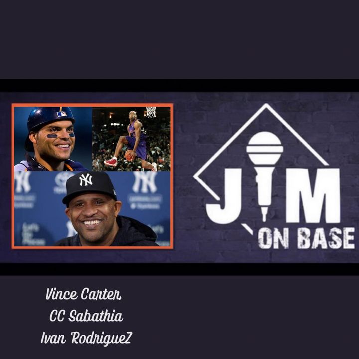 102. MLB & NBA Legends CC Sabathia Ivan Rodriguez & Vince Carter