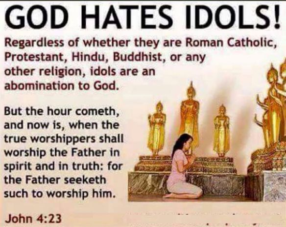Idolatry Causes You To Be Seduces Away From God