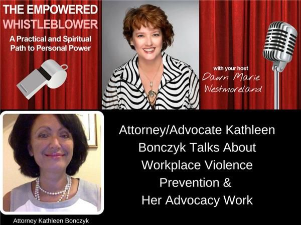 Advocate/Attorney Kathleen Bonczyk Talks About Workplace Violence Prevention