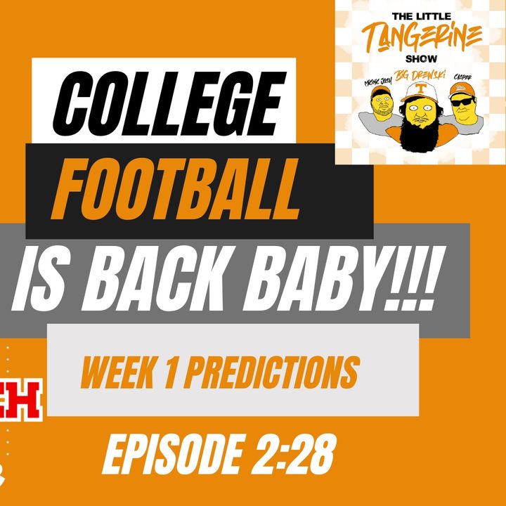 2:28 - Wastin' Away Again in technical difficulty-ville (week 1 Pick'ems)