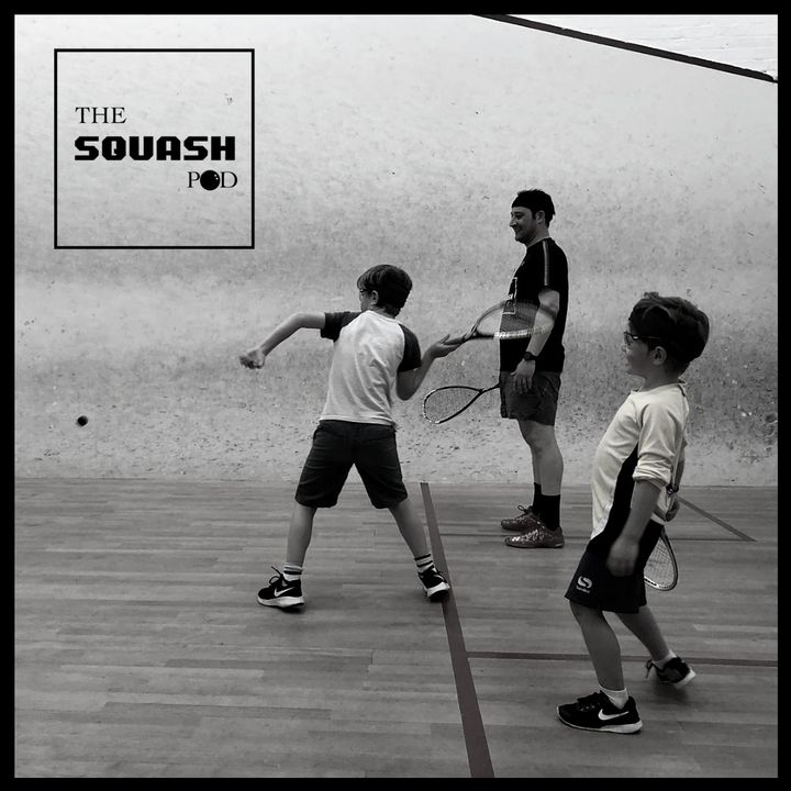 The Squash Pod interviews Gus aged 9 and Huck aged 5 - first time on court