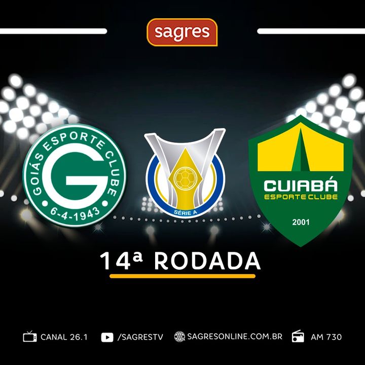 Série A 2022 #14 - Goiás 1x0 Cuiabá com Edmilson Almeida