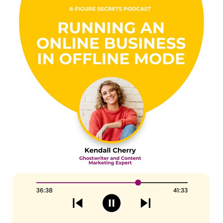 EP 361 |  Running an online business in offline mode featuring Kendall Cherry