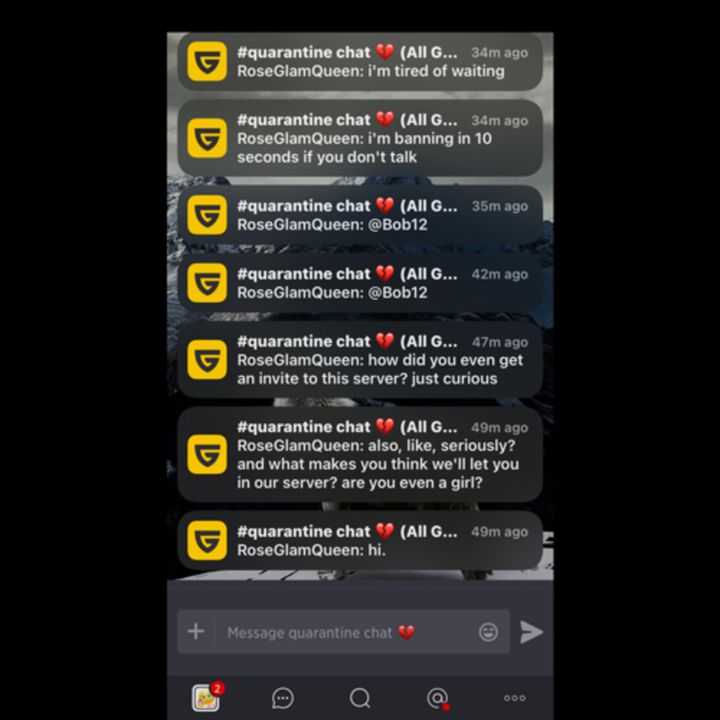 All Girl Troll Group (AGTG) I got banned from their server on Guilded ...
