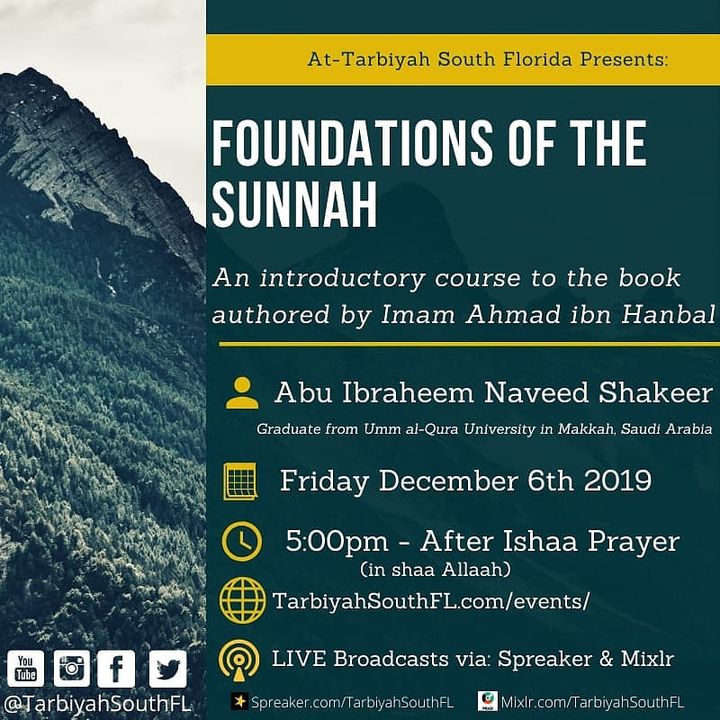 Foundations of The Sunnah