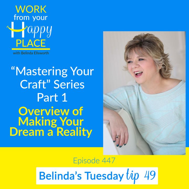Mastering Your Craft Series Part 1 - Overview of Making Your Dream a Reality