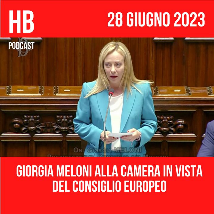 Giorgia Meloni alla Camera in vista del Consiglio europeo