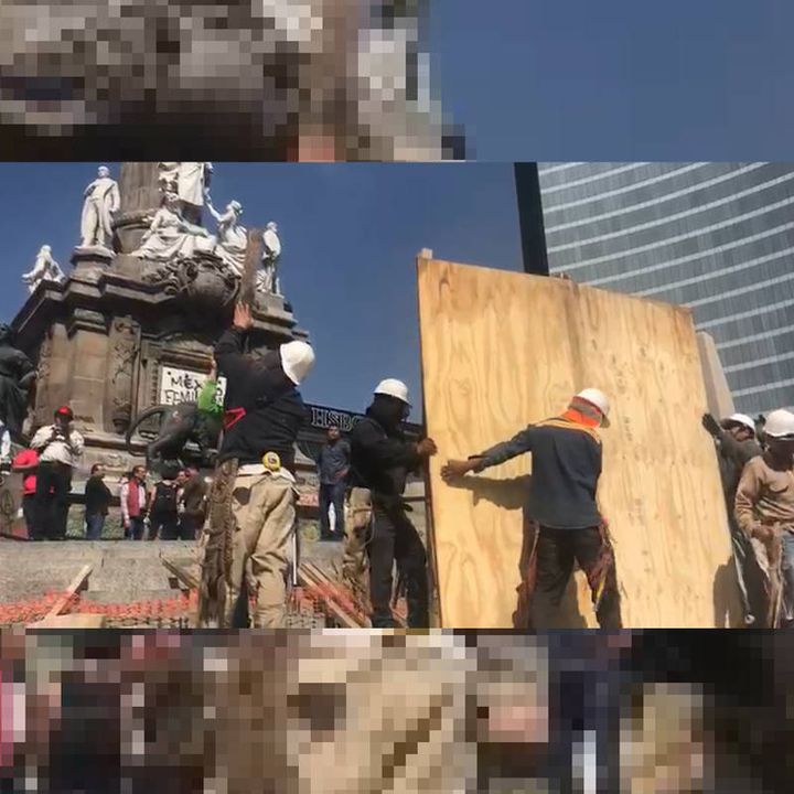 Aceleran recuperación de monumentos en Reforma