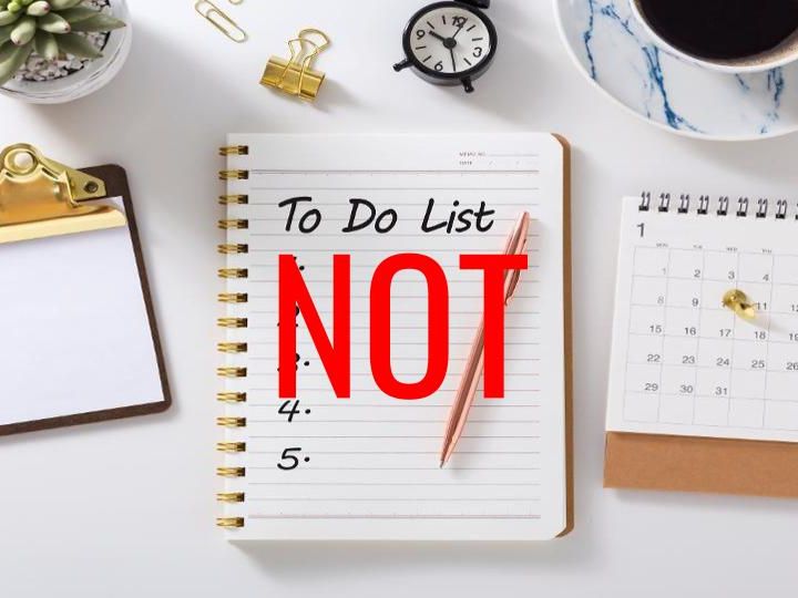 A "Not to Do" List - Morning Manna #3114