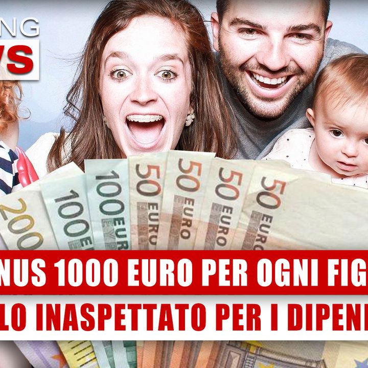Bonus 1000 Euro Per Ogni Figlio: Regalo Inaspettato Per I Dipendenti! 