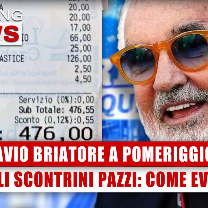 Flavio Briatore A Pomeriggio 5: No Agli Scontrini Pazzi, Come Evitarli! 