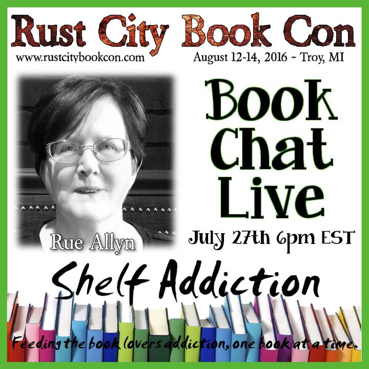 Ep 16: Author Interview with Rue Allyn | Book Chat LIVE