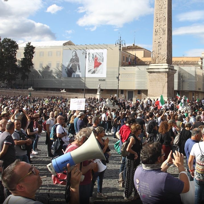 Manifestazione Roma 09/10/2021 - Chat vocale parte 1