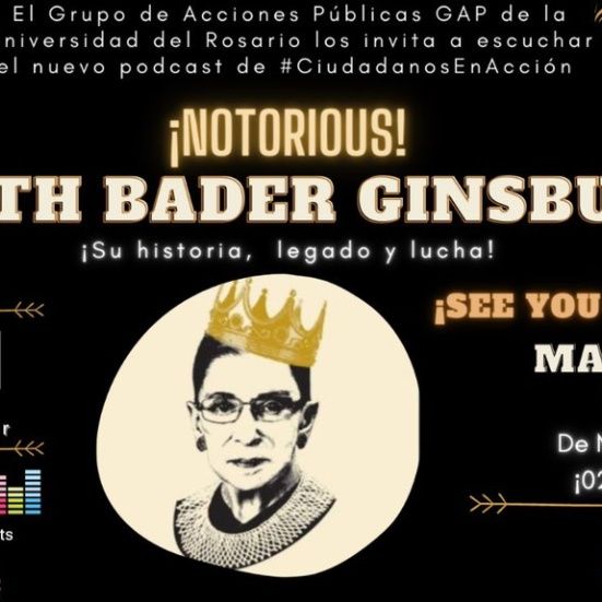 ¡Notorius! Ruth Bader Ginsburg