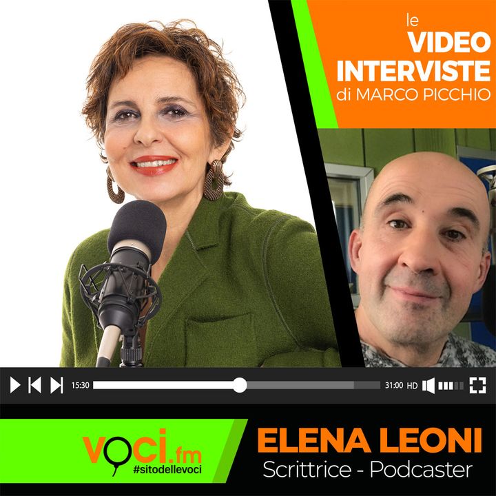 La scrittrice e podcaster ELENA LEONI  su VOCI.fm - clicca play e ascolta l'intervista