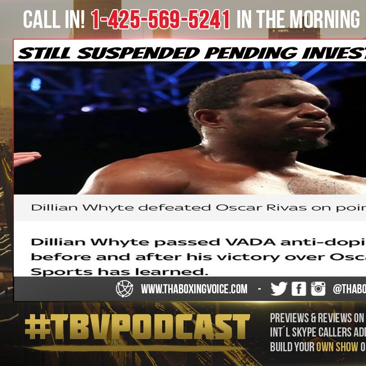☎️Whyte Completes VADA💊Testing💉Not Yet In The Clear😱What Does This Mean❓