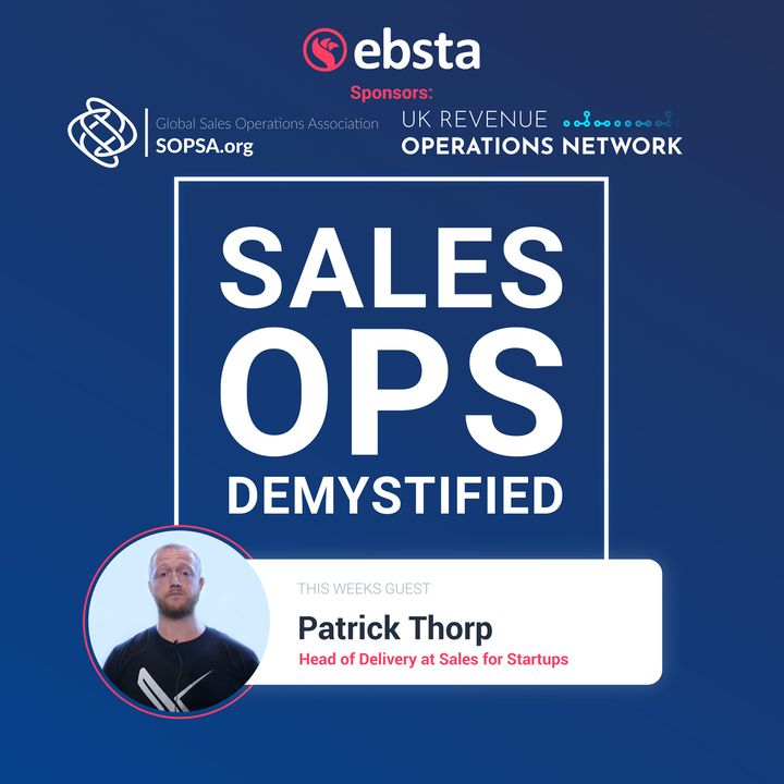 Patrick Thorp, Head of Delivery @ Sales for Startups