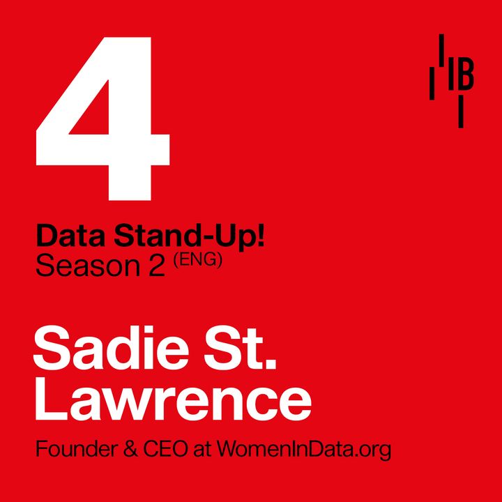 Sadie St. Lawrence · Founder & CEO WomenInData.org // Bedrock @ LAPIPA_Studios