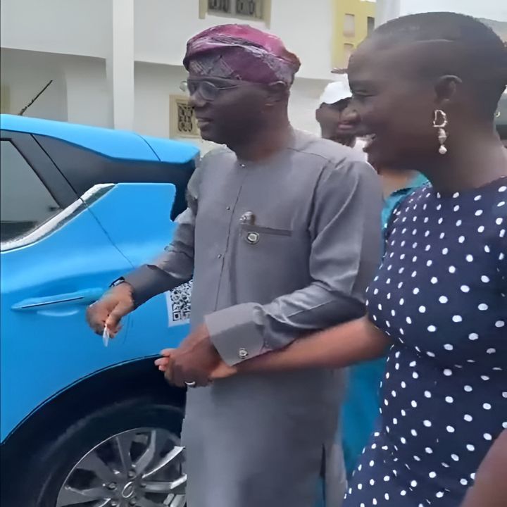 Gov Sanwo-Olu Honours London-Lagos Solo Car Rider With New Car, House, Others.