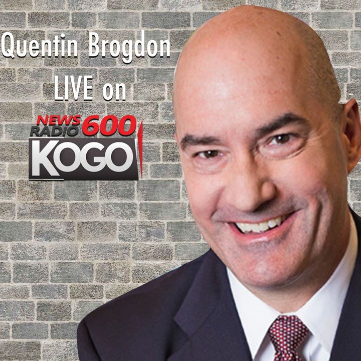 Quentin Brogdon LIVE on KOGO 600 || Kevin Spacey in court on sexual assault charge