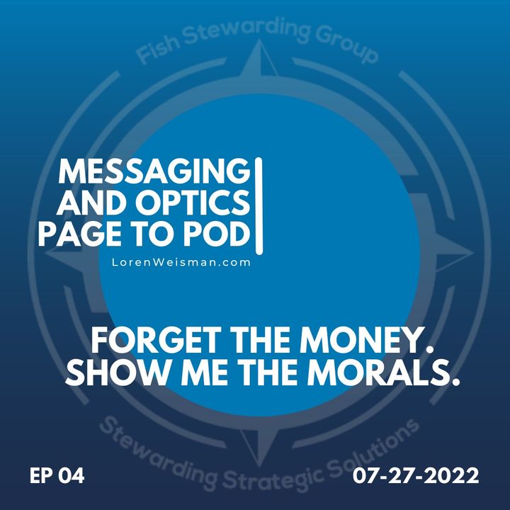 Forget the money show me the morals page to pod