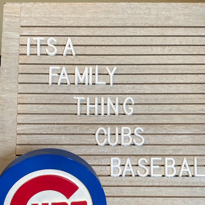 Its A Family Thing Talking Cubs Baseball