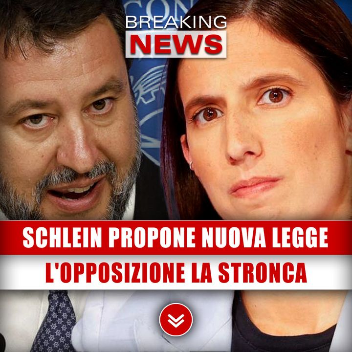 Schlein Propone Nuova Legge: L'Opposizione La Stronca!