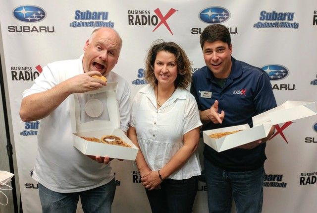 Briana Carson with Crave Pie Studio and Willie Degel with Uncle Jack's Meat House