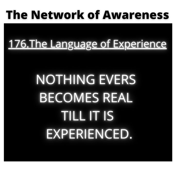 176. The Language of Experience