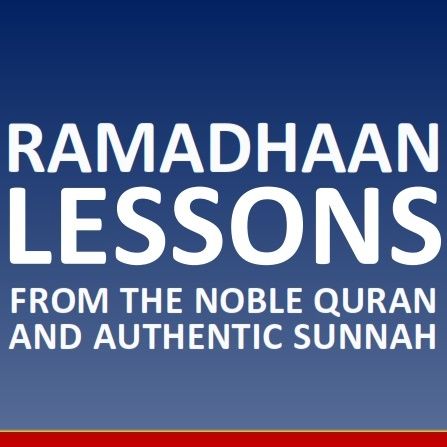 1MM's 1439 Ramadhaan Lessons (2018)