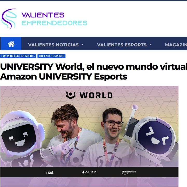 UNIVERSITY World, el nuevo mundo virtual de Amazon UNIVERSITY Esports