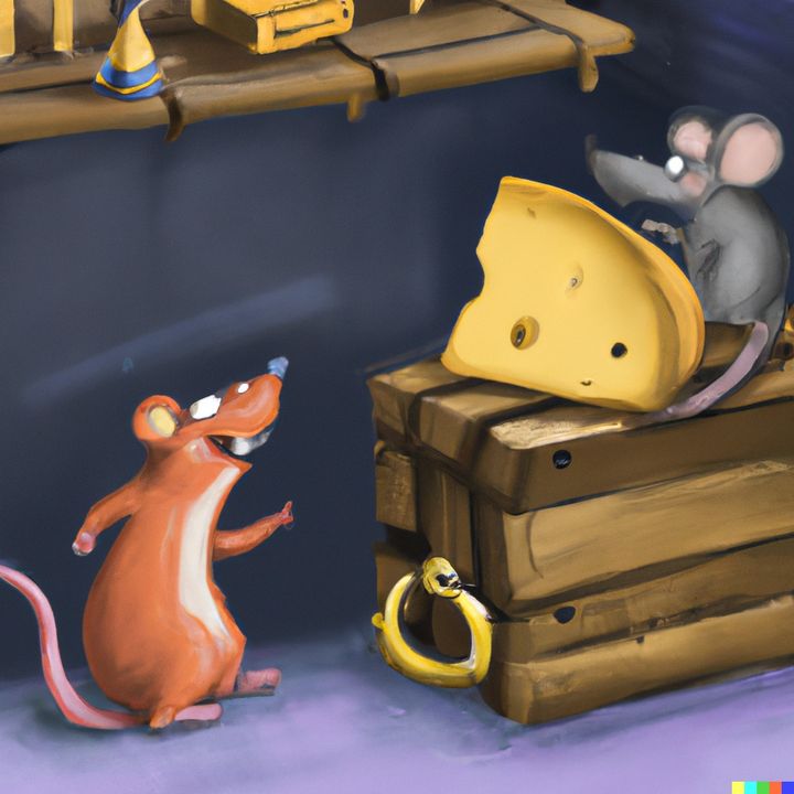 El ratón marcos y el queso del rey.