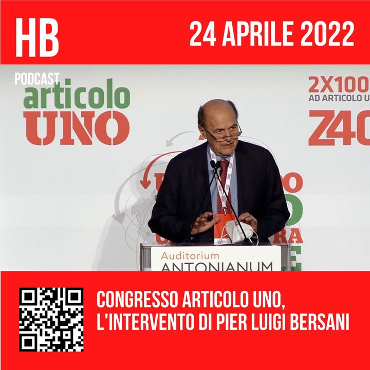 Congresso Articolo Uno, l'intervento di Pier Luigi Bersani