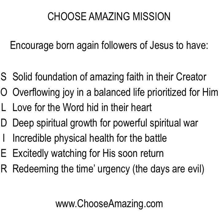 Choose Amazing Bible