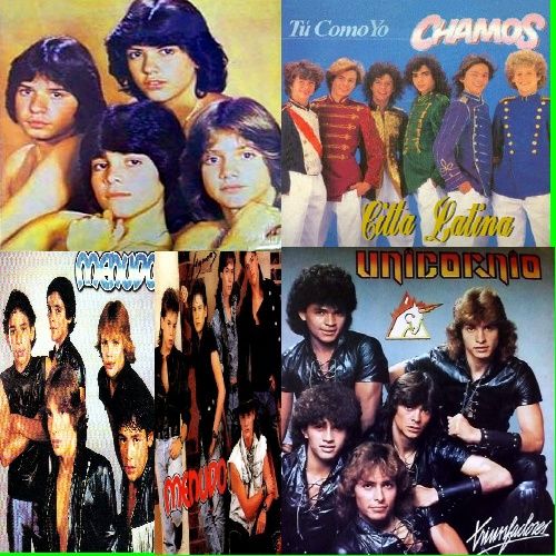 Grupos famosos de los 80 en Citta Latina