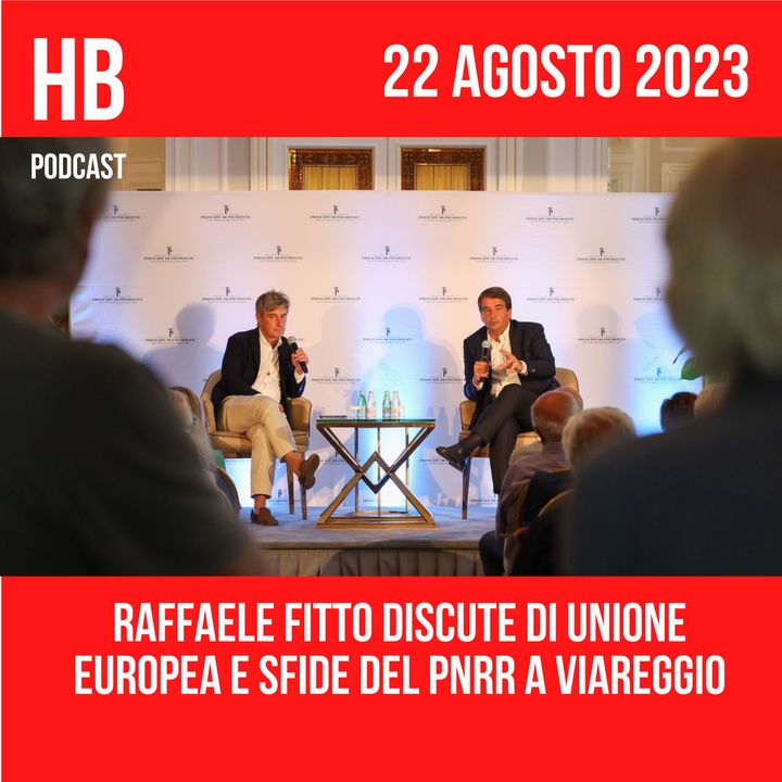 Raffaele Fitto discute di Unione Europea e sfide del Pnrr a Viareggio