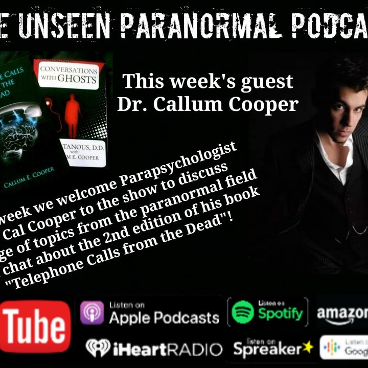 Parapsychologist and Author Dr. Callum Cooper