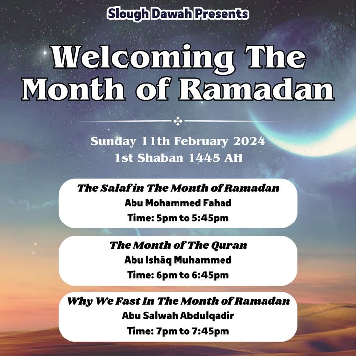 Welcoming The Month Of Ramadan